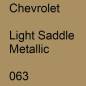 Preview: Chevrolet, Light Saddle Metallic, 063.